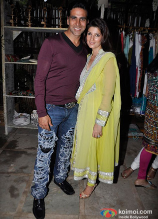 Akshay Kumar and Twinkle Khanna