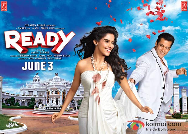 Asin Thottumkal And Salman Khan In Ready Movie Wallpaper