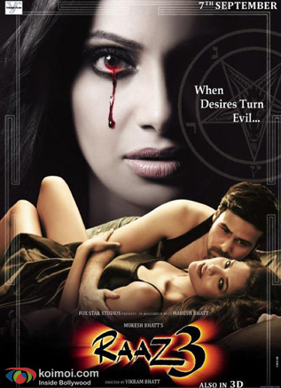 Bipasha Basu and Emraan Hashmi In Raaz 3 Movie Poster