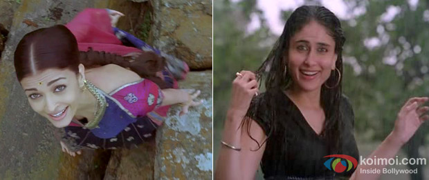 Aishwarya Rai Bachchan in Guru Movie Barso Re Megha Song and Kareena Kapoor in Jab We Met Movie Tum Se Hi Song Aishwarya Rai Bachchan in Guru Movie Barso Re Megha Song and Kareena Kapoor in Jab We Met Movie Tum Se Hi Song