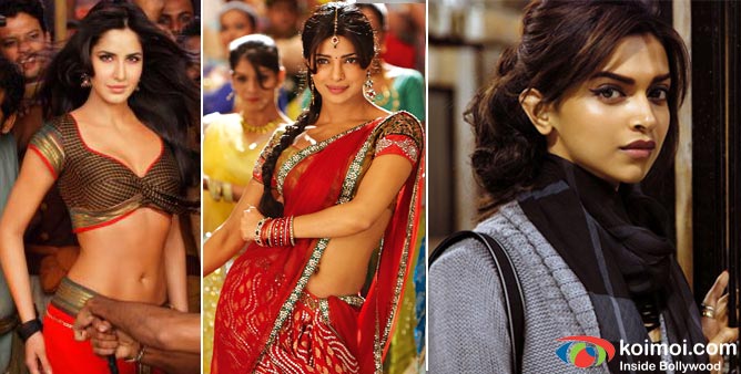 Katrina Kaif, Priyanka Chopra, Deepika Padukone