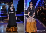 Madhuri Dixit And Sonam Kapoor Walks The Ramp At IIJW 2012 Finale
