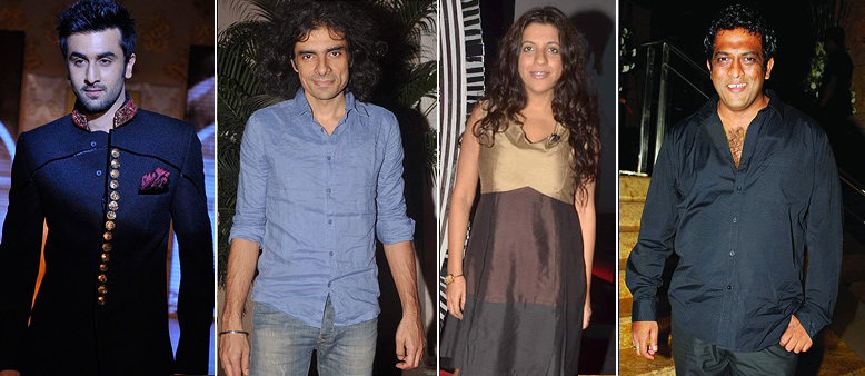 Ranbir Kapoor, Imtiaz Ali, Zoya Akhtar and Anurag Basu