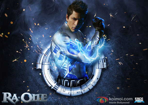 Shah Rukh Khan (Ra.One Movie Poster Wallpaper)