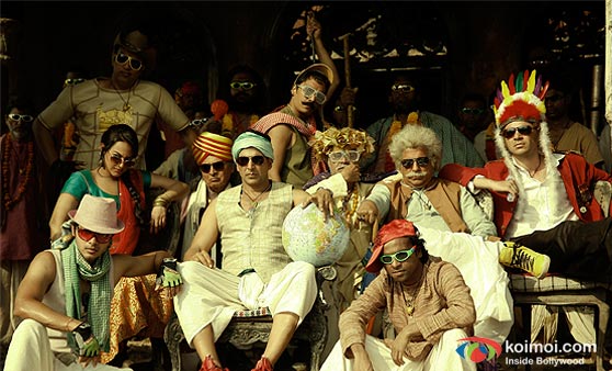Sonakshi Sinha, Akshay Kumar, Shreyas Talpade ( Joker Movie Stills)