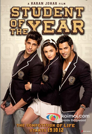 Student Of The Year Movie Poster