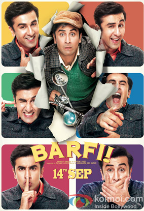 Ranbir Kapoor in a Barfi! Movie Poster Ranbir Kapoor in a Barfi! Movie Poster