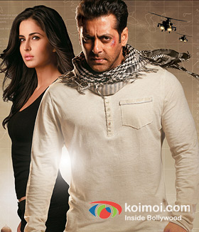 Katrina Kaif and Salman Khan (Ek Tha Tiger Movie Poster) Katrina Kaif and Salman Khan (Ek Tha Tiger Movie Poster)
