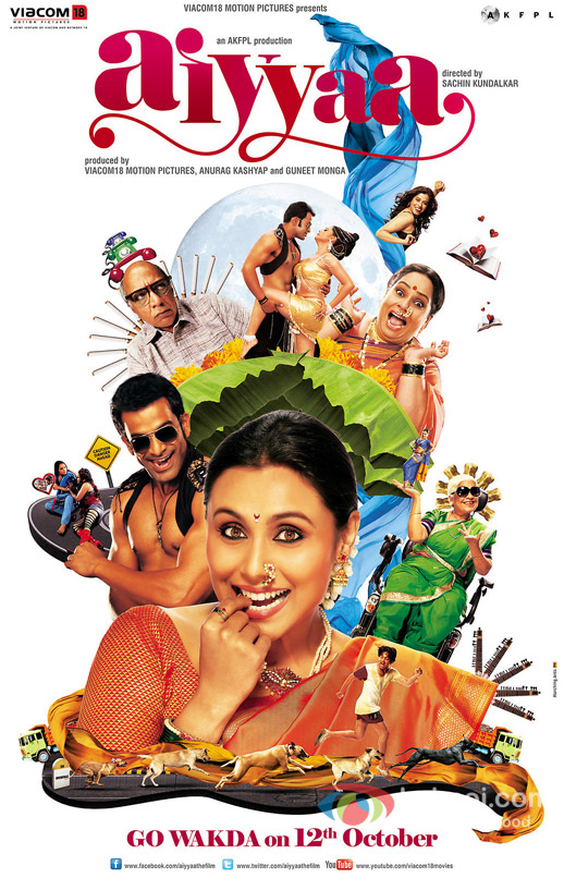 Rani Mukerji in Aiyyaa Movie First Look Poster