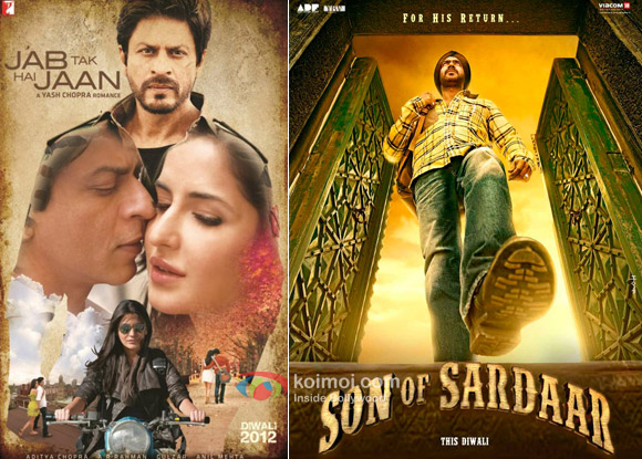 Jab Tak Hai Jaan and Son Of Sardaar Movie Posters