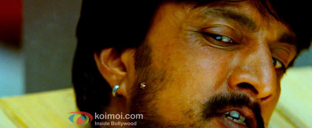 Sudeep in a still from Makkhi Movie