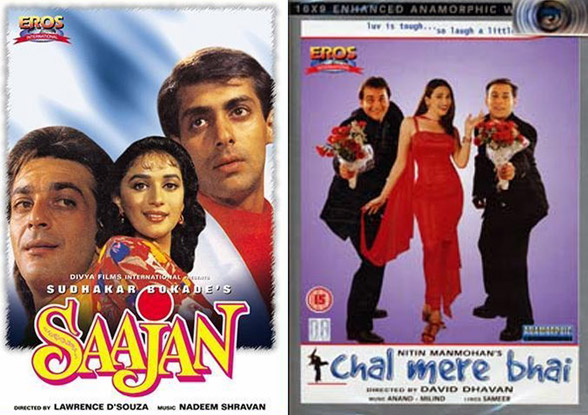 Saajan And Chal Mere Bhai Movie Posters