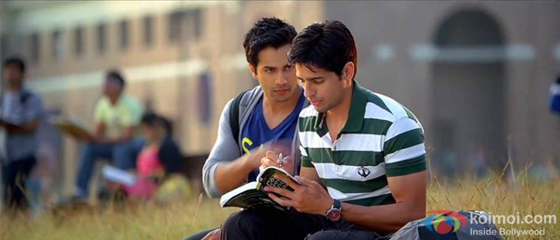 Varun Dhawan and Sidharth Malhotra in a still from Student Of The Year Movie