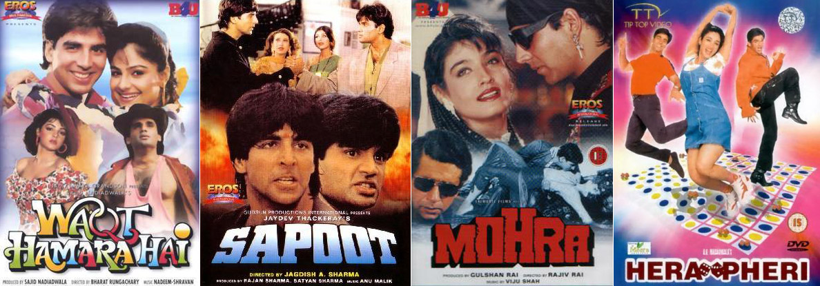 Waqt Hamara Hai, Sapoot, Mohra and Hera Pheri Movie Posters