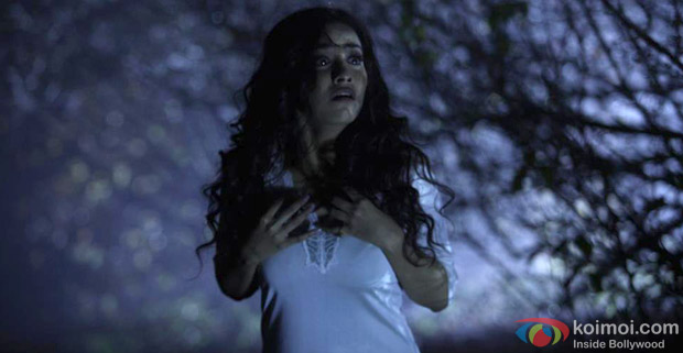 Tia Bajpai in a still from 1920 - Evil Returns Movie