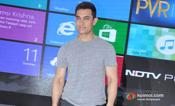 Aamir Khan at ‘Talaash – Windows 8′ Press Meet