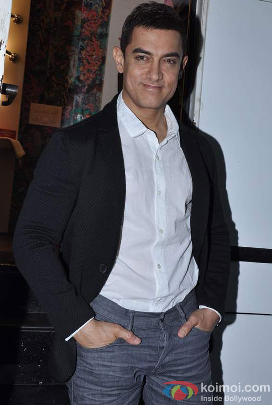 Aamir Khan at a Promotional Event Aamir Khan at a Promotional Event