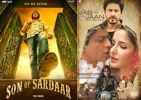 Son Of Sardaar and Jab Tak Hai Jaan Movie Posters