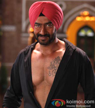 Ajay Devgn in a still from Son Of Sardaar Movie