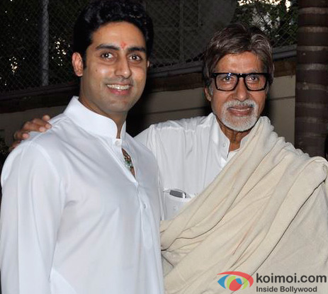 Abhishek Bachchan and Amitabh Bachchan