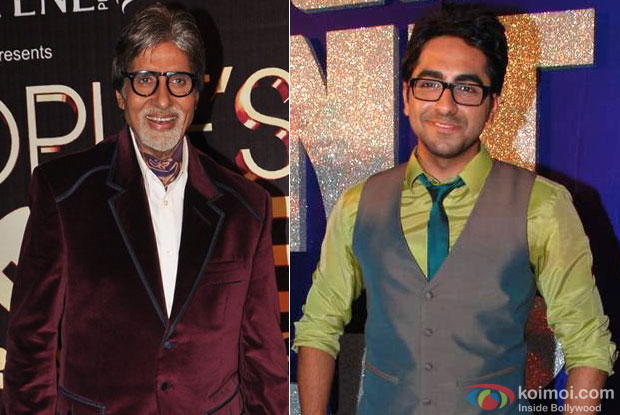 Amitabh Bachchan and Ayushmann Khurrana