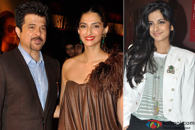 Anil Kapoor, Sonam Kapoor and Rhea Kapoor