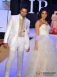Bhoop Yaduvanshi And Madhurima Tuli Walks for Riyaz Gangji at India Resort Fashion Week 2012
