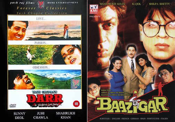 Darr and Baazigar Movie Posters