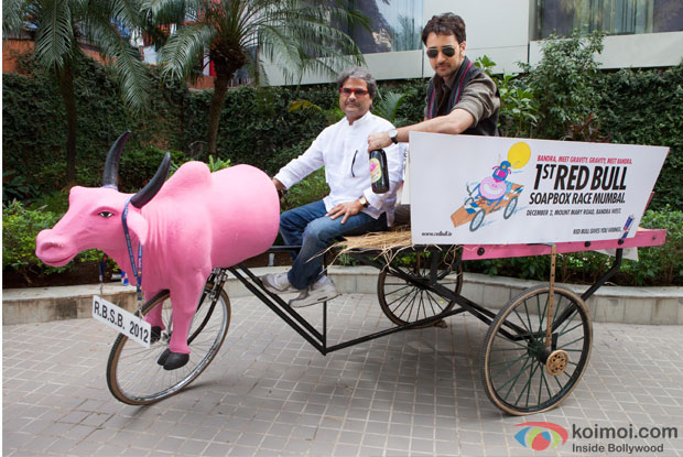 Vishal Bhardwaj and Imran Khan at Matru Ki Bijlee Ka Mandola 1st Red Bull Soap Box Event