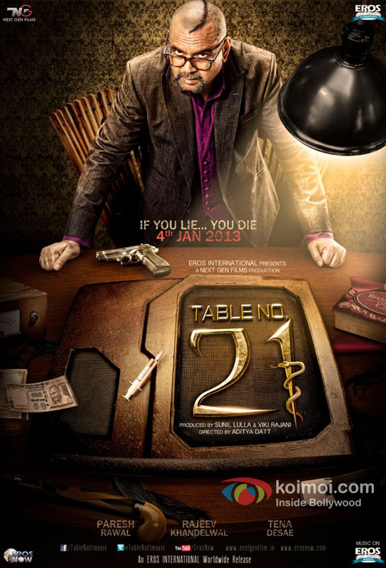 Paresh Rawal in the first look teaser poster of Table No. 21
