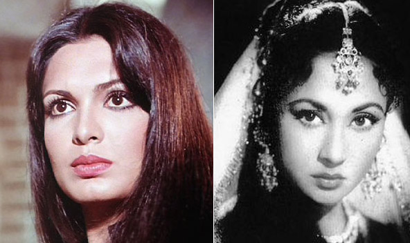 Parveen Babi And Meena Kumaari