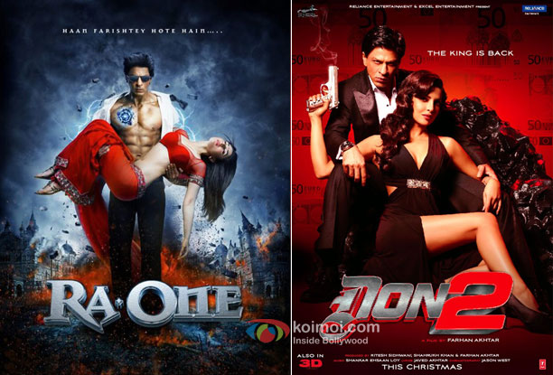 Ra.One and Don 2 Movie Posters