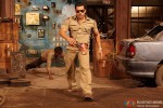 Salman Khan gives the perfect 'angry young cop' expressions here in Dabangg 2 Movie Stills