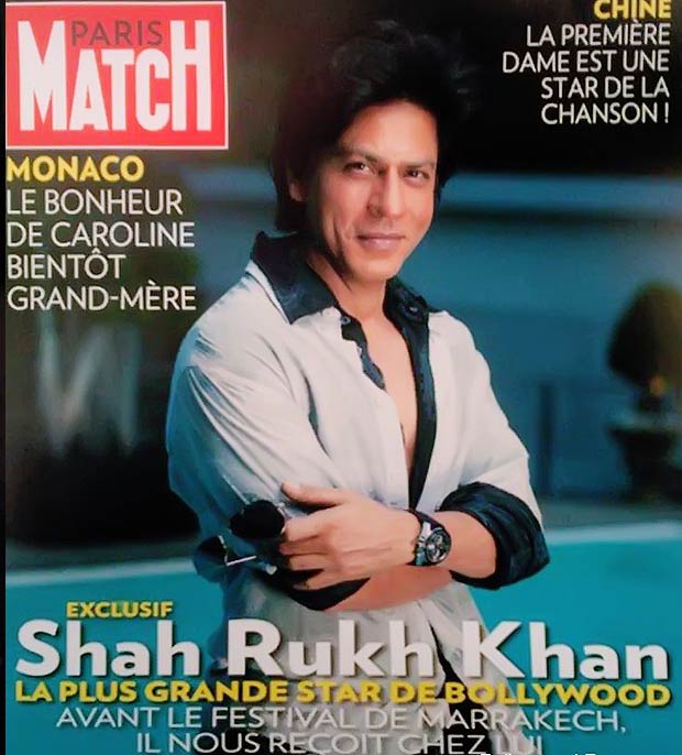 Shah Rukh Khan In Cover Paris Match