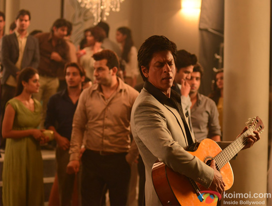 Shah Rukh Khan still from Lux ad