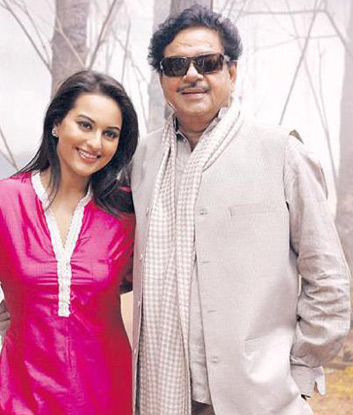 Sonakshi Sinha and Shatrughan Sinha