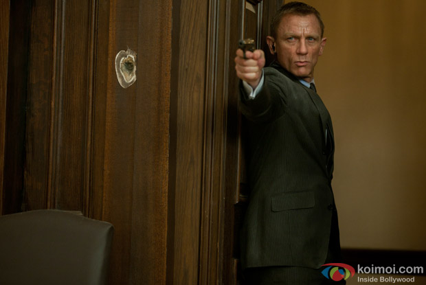 Daniel Craig in a still from Skyfall Movie