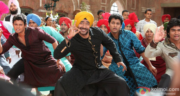 Ajay Devgn in a still from Son Of Sardaar Movie Ajay Devgn in a still from Son Of Sardaar Movie