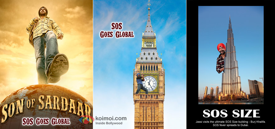 Ajay Devgn in Son Of Sardaar's Innovative Posters