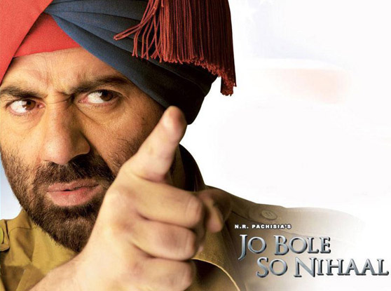 Sunny Deol in a still from Jo Bole So Nihaal Movie