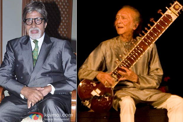 Amitabh Bachchan and Pt. Ravi Shankar