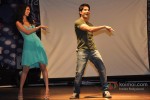 Bollywood actors Tena Desai And Rajeev Khandelwal promote film Table No.21at Mithibai College Festival in Juhu Mumbai Pic 3