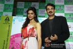 Deepika Padukone and Wendell Rodricks at ITC Fiama Di Wills Couture Spa Range Launch