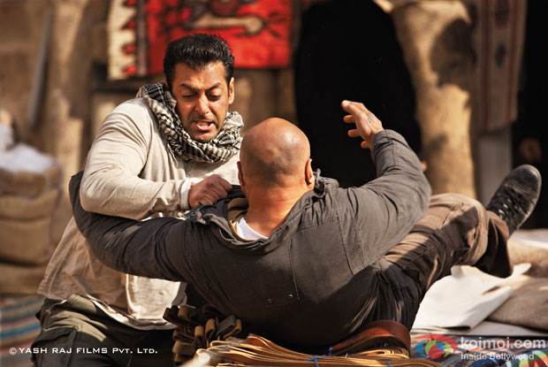 Salman Khan in a still from Ek Tha Tiger Movie