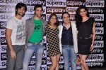 Hanif Hillal, Kushal Punjabi, Maninni De, Rhehan Malliek And Karishma Tanna at the launch of 'Superdry'