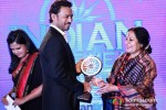 Bollywood actor Irrfan Khan and Sonal Mansingh at the CNN-IBN Indian of the Year 2012 awards in Delhi