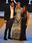 Paris Hilton walks for Shane & Falguni at India Resort Fashion Week 2012 Pic 6