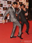 Prabhu Dheva And Remo D'souza walk the Red Carpet of Big Star Awards