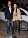Sanjay Dutt And Manyata Dutt Attend Bunty Walia's Wedding Reception Bash Pic 1