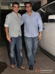 Sanjay Kapoor And Arbaaz Khan At Dabangg 2 Special Screening Pic 2